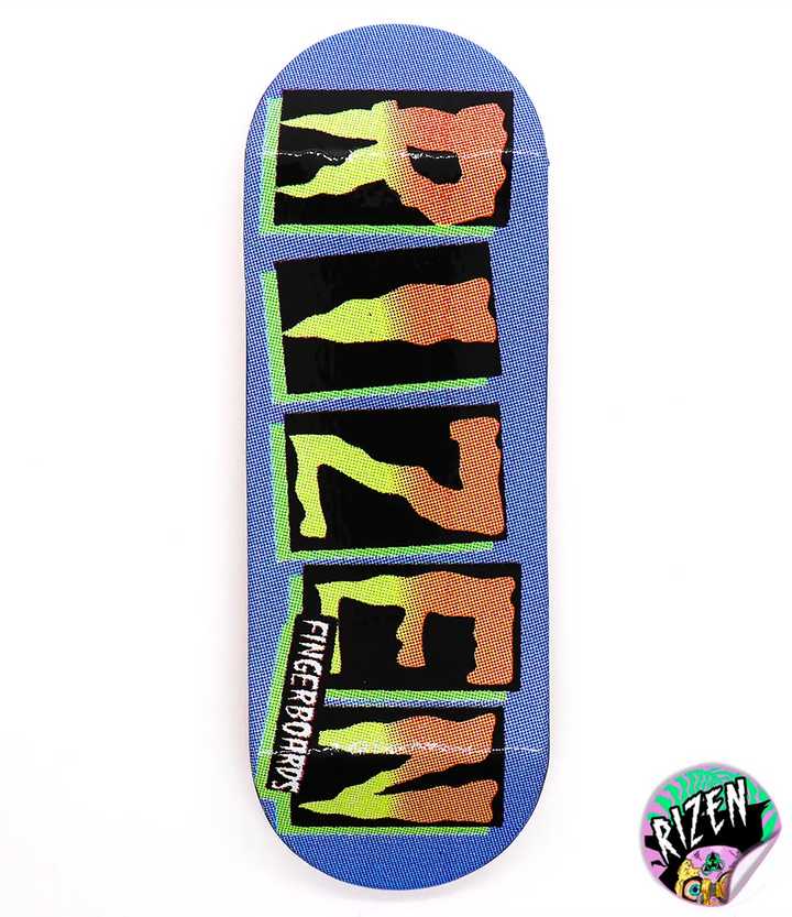 Rizen Blue Static Fingerboard Deck 32mm