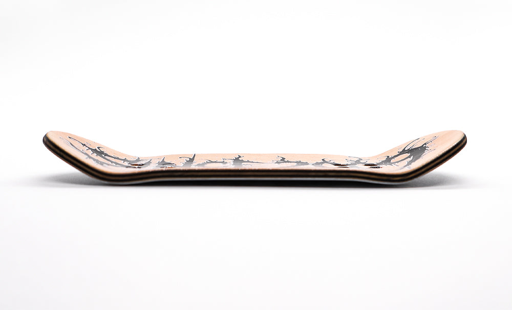 Jem x Caramel White Fingerboard Deck 34mm