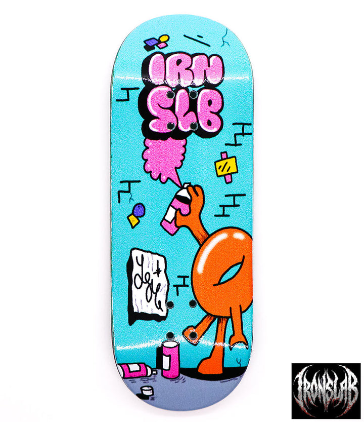 Iron Slab Graffiti Fingerboard Deck