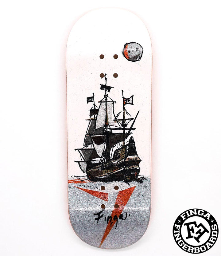 Finga Boat Fingerboard Deck 34mm