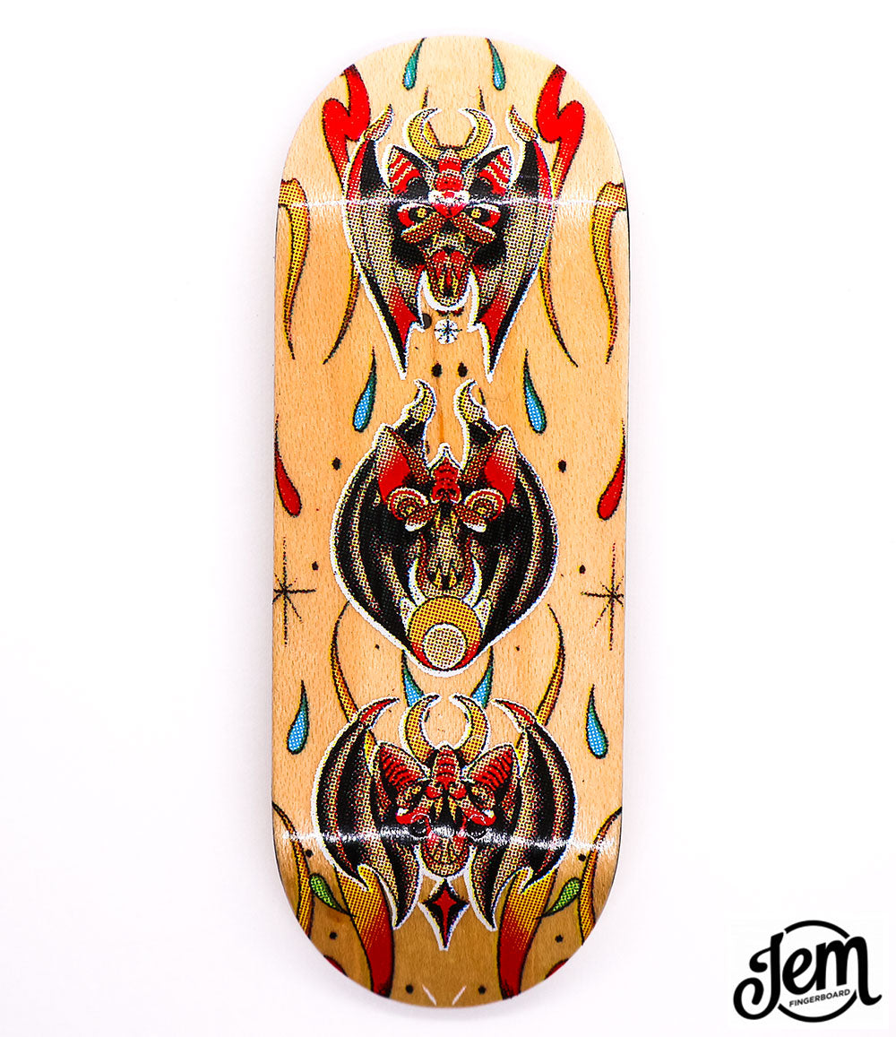 Jem Toro Tattoos Fingerboard Deck 34mm