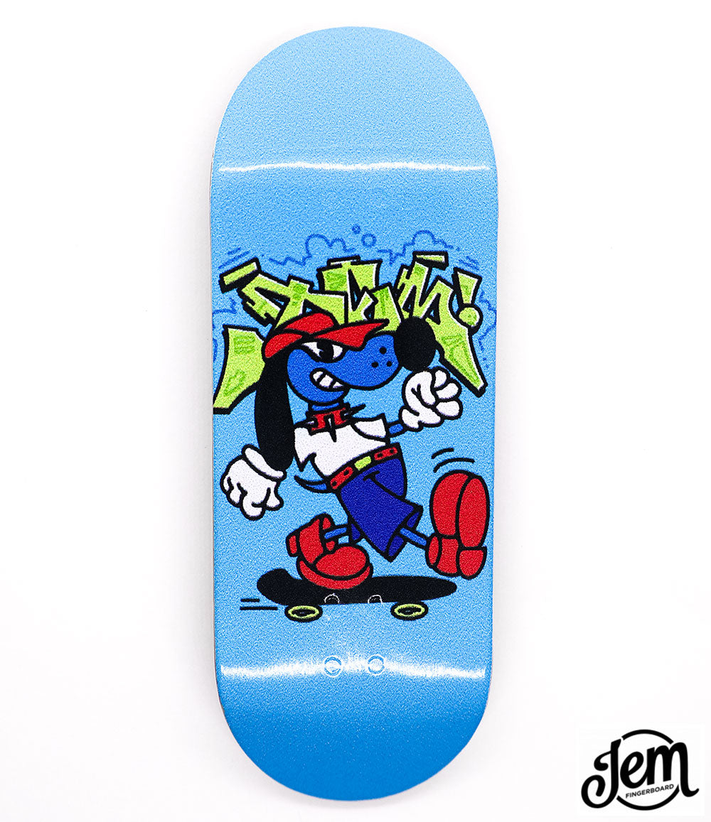 Jem Street Dog Fingerboard Deck 34mm
