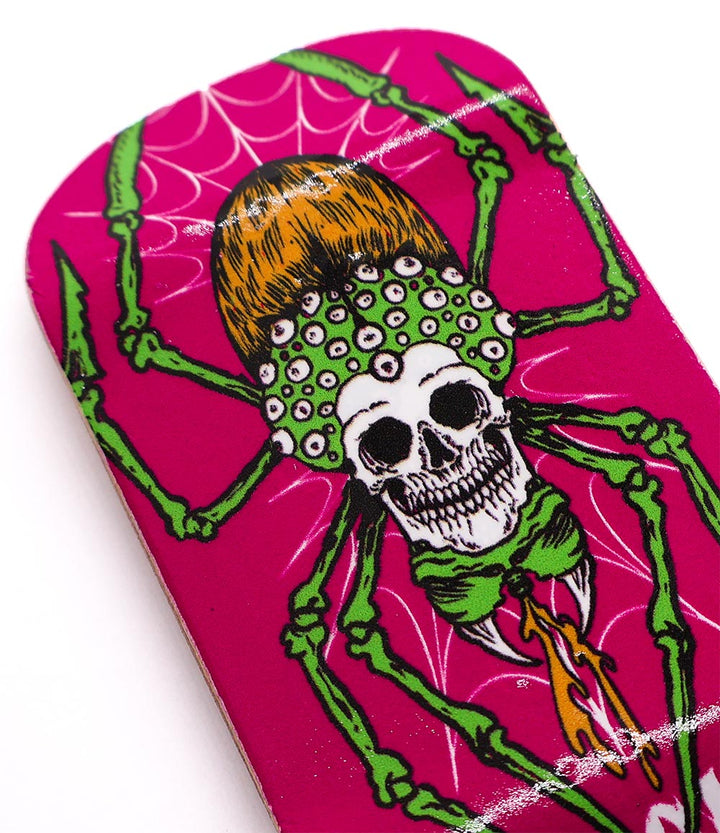 Caramel Skull Spider Fingerboard Deck 50mm