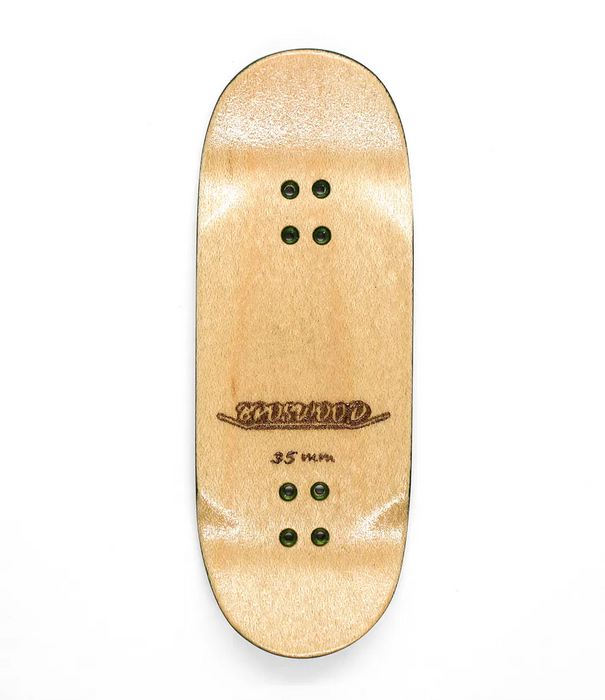 Broswood Green in the middle Split Ply Fingerboard Deck 35mm