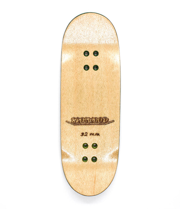 Broswood Green - one line Split Ply Fingerboard Deck 32mm