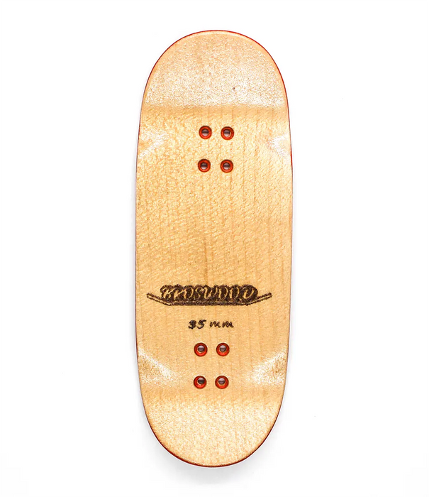 Broswood Red-Wood Split Ply Fingerboard Deck 35mm