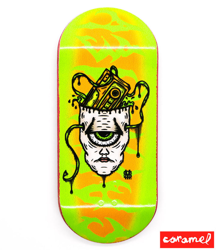 Caramel Tape Head Fingerboard Deck 40mm