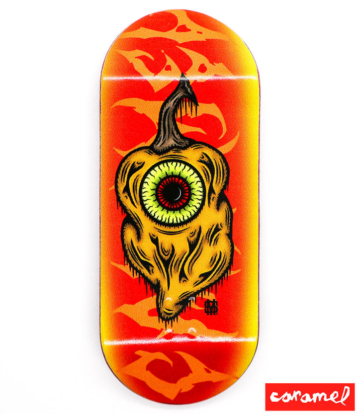 Caramel Psycho Pepper Fingerboard Deck 38mm