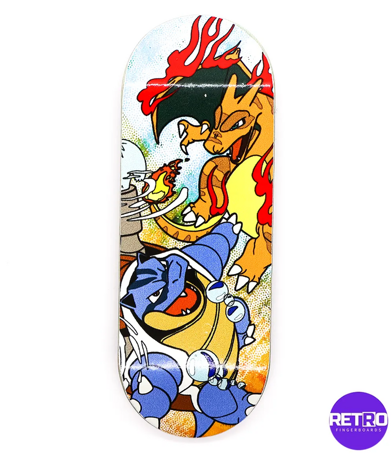 Retro Mega Battle Fingerboard Deck