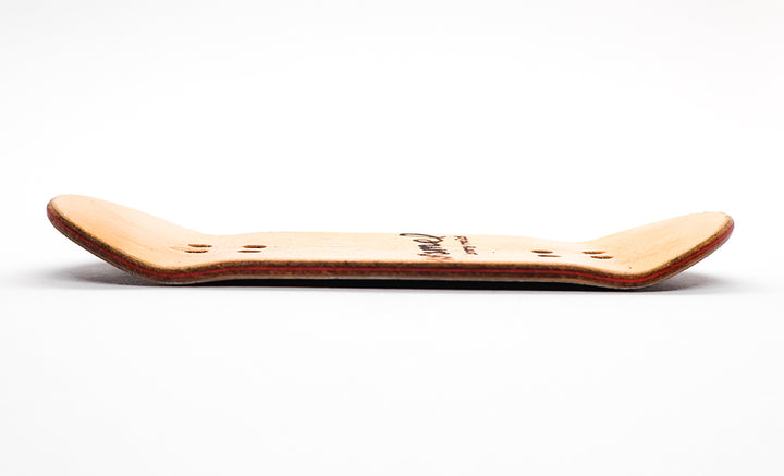 Caramel Black Logo Fingerboard Deck 34mm