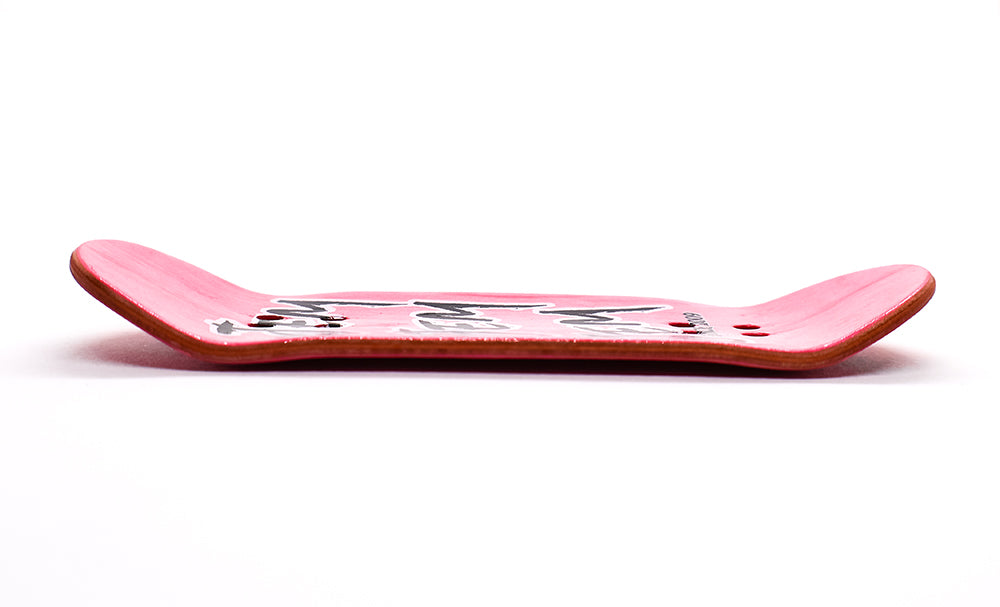 Jem x Caramel Pink Fingerboard Deck 34mm