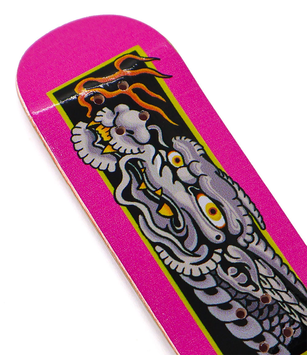 Iron Slab Pink Dragon Spirit Fingerboard Deck 32mm