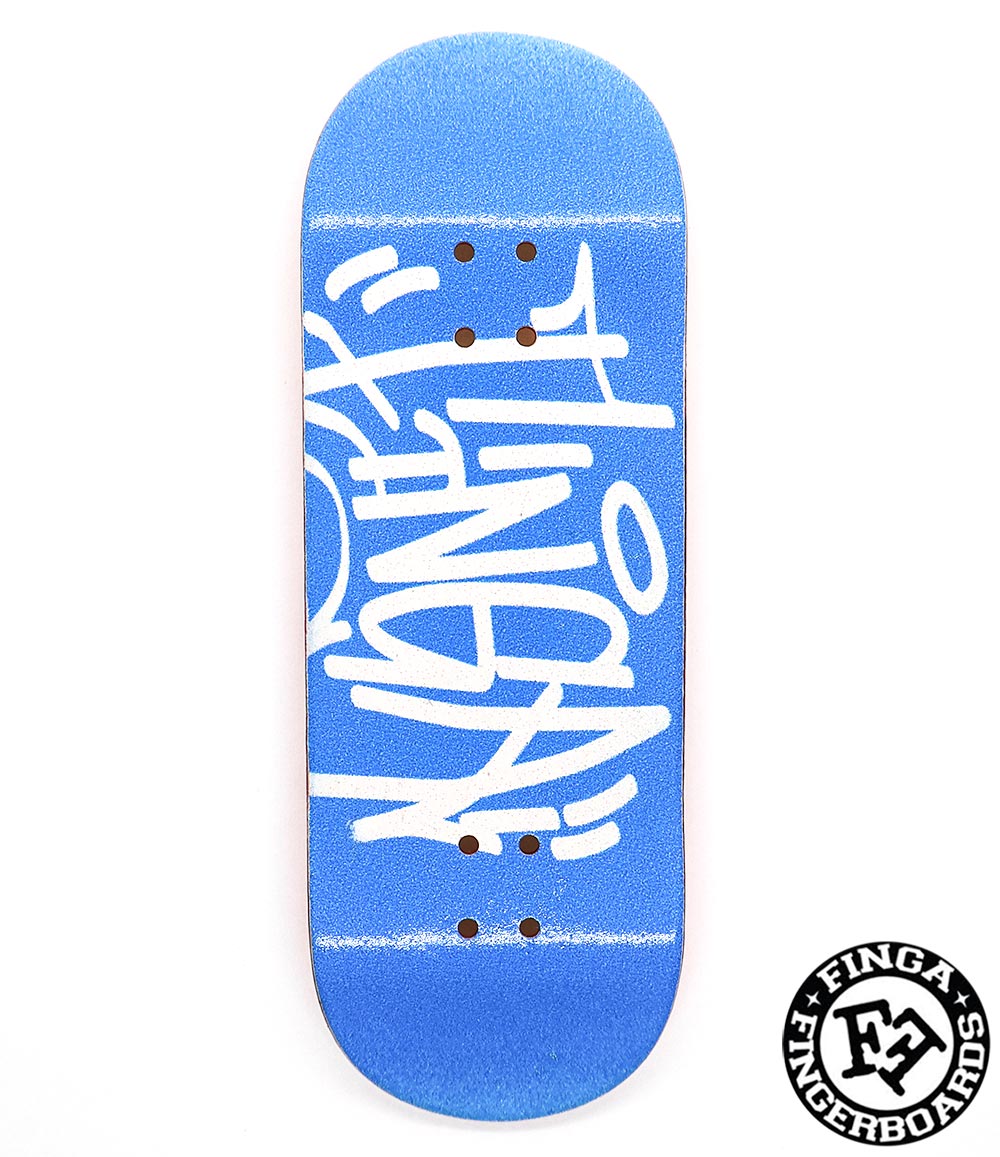 Finga Tag Blue Fingerboard Deck 34mm