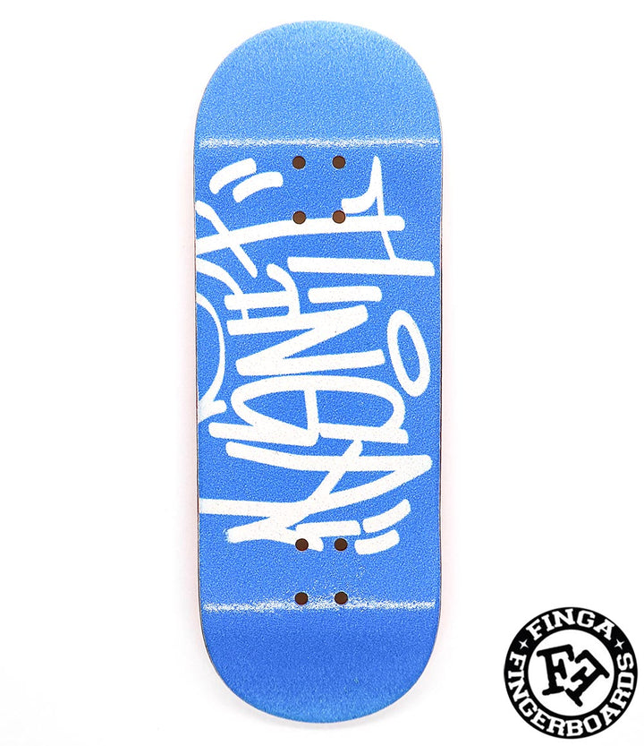 Finga Tag Blue Fingerboard Deck 34mm