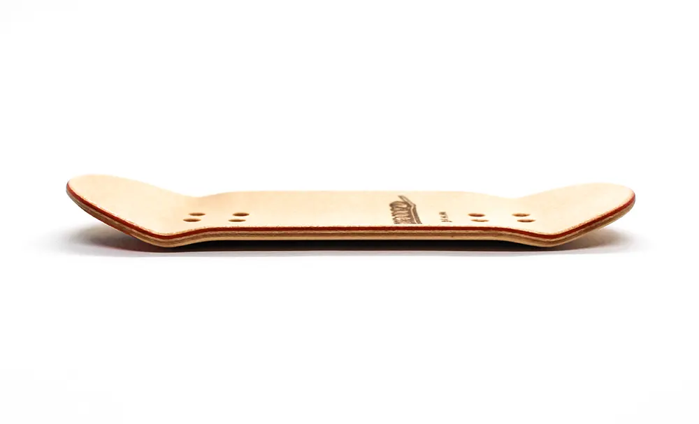 Broswood Red Diagonal Split Ply Fingerboard Deck 34mm