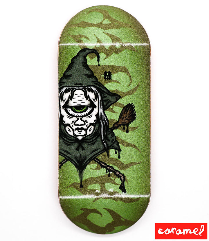 Caramel Cursed Witch Fingerboard Deck 38mm