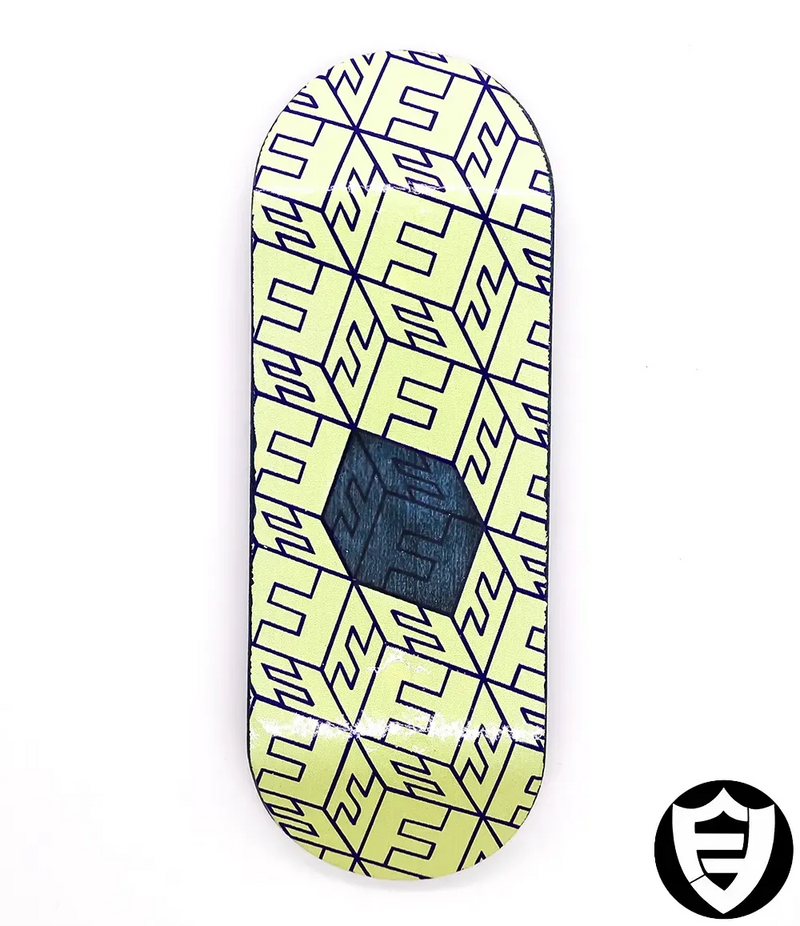 FlatFace X Cowply Top Blue FF Cubes Beige SE G16 33.6mm