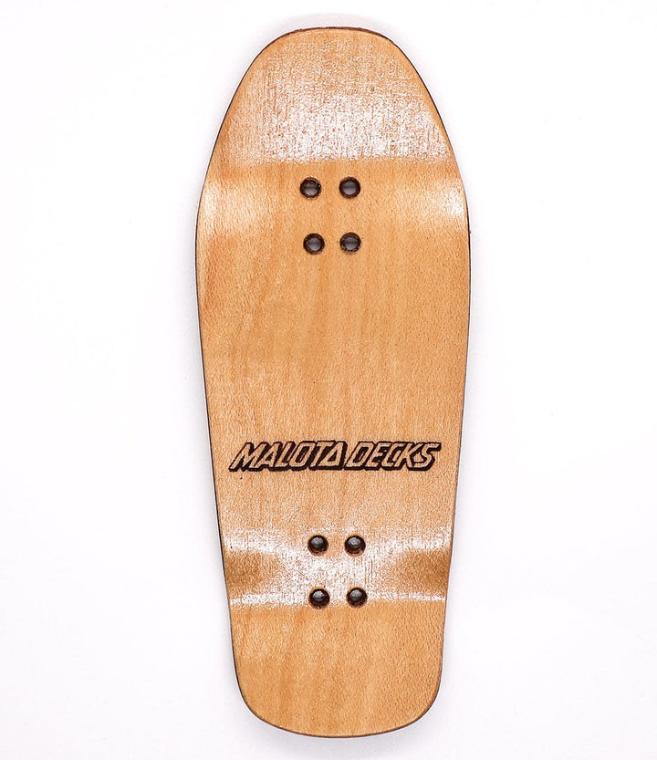 Malota Monkey Bomb Old School Fingerboard Deck 37mm - Caramel Fingerboards - Fingerboard store