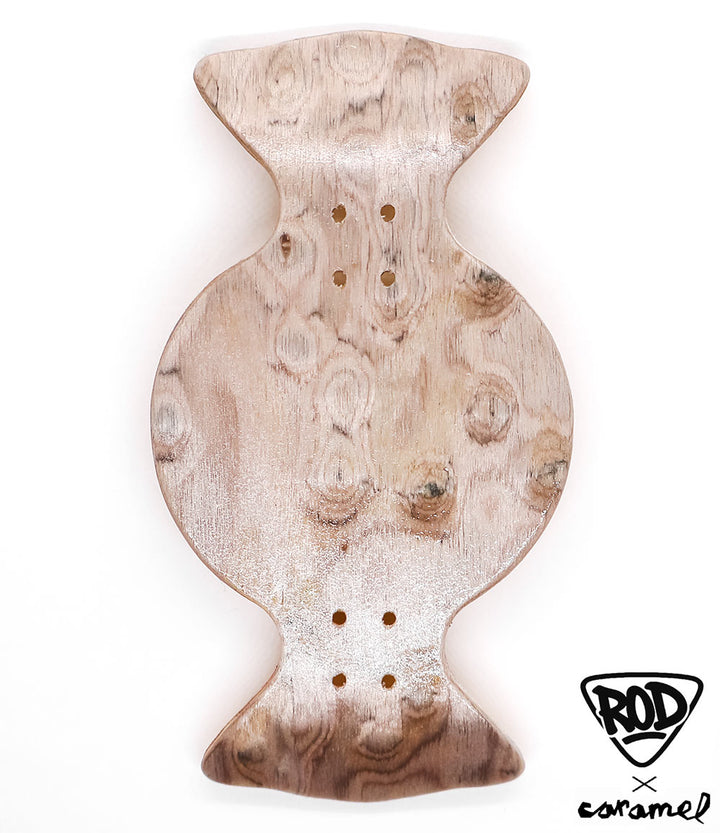 Fingerod x Caramel Marble Candy Fingerboard Deck 50mm