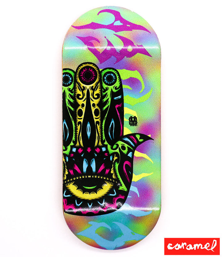 Caramel Hamsa Fingerboard Deck 38mm