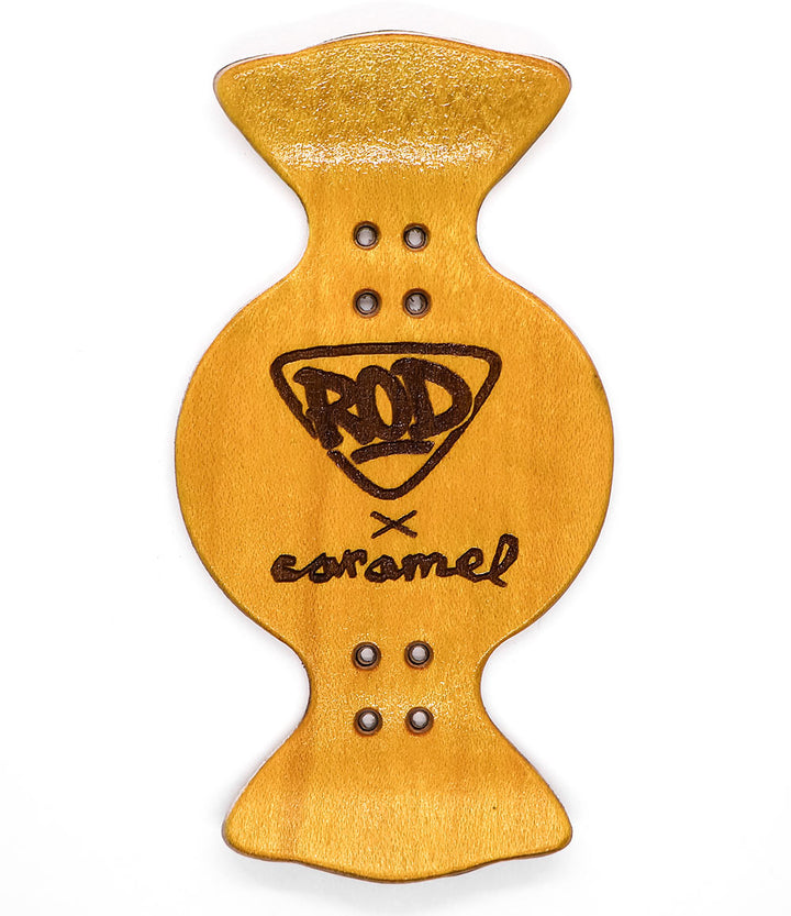 Fingerod x Caramel Marble Candy Fingerboard Deck 50mm