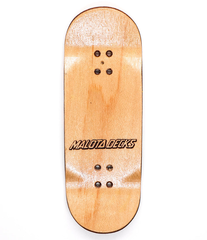 Malota Warrior Skull Fingerboard Deck 34mm