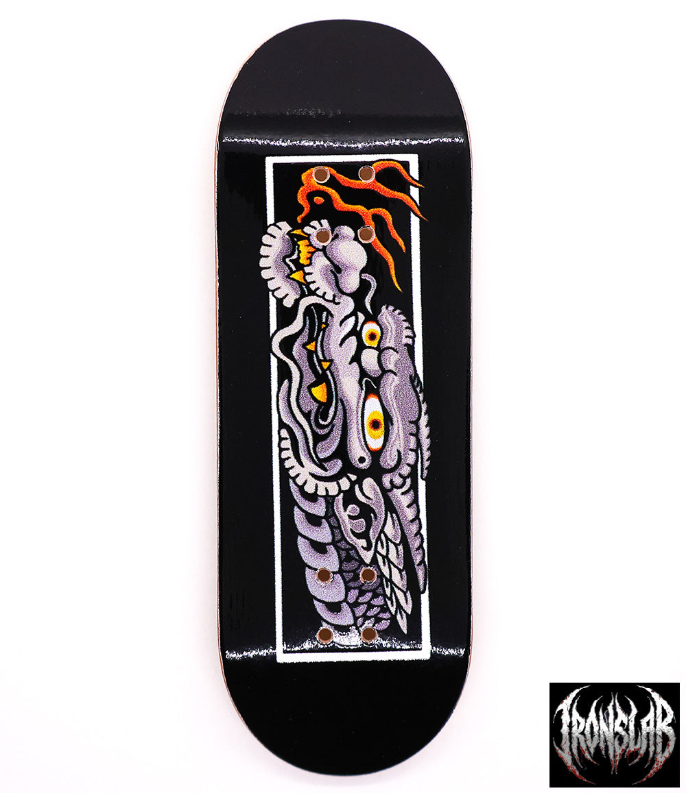 Tabla de Fingerboard Iron Slab Espíritu del Dragón Negro 32mm
