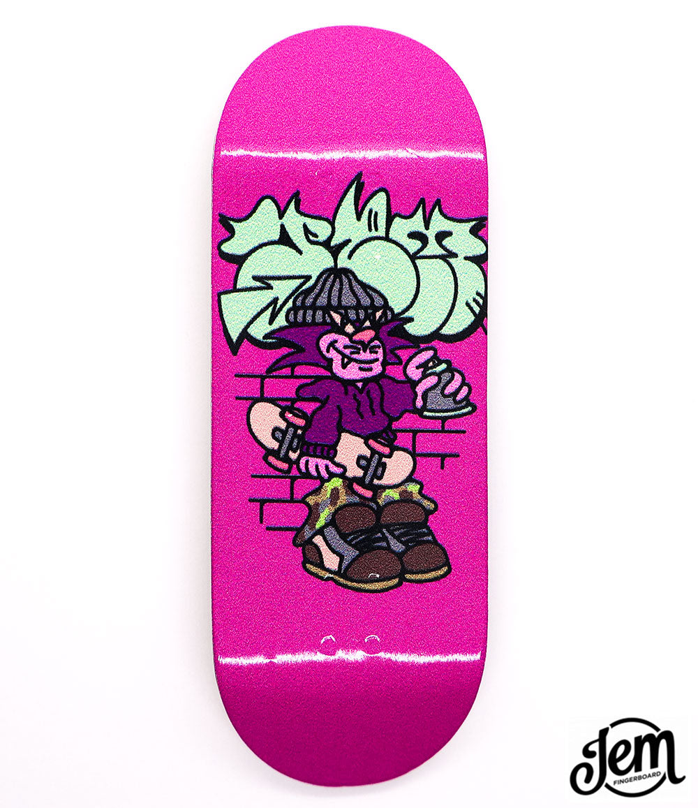 Jem Skater Cat Fingerboard Deck 34mm
