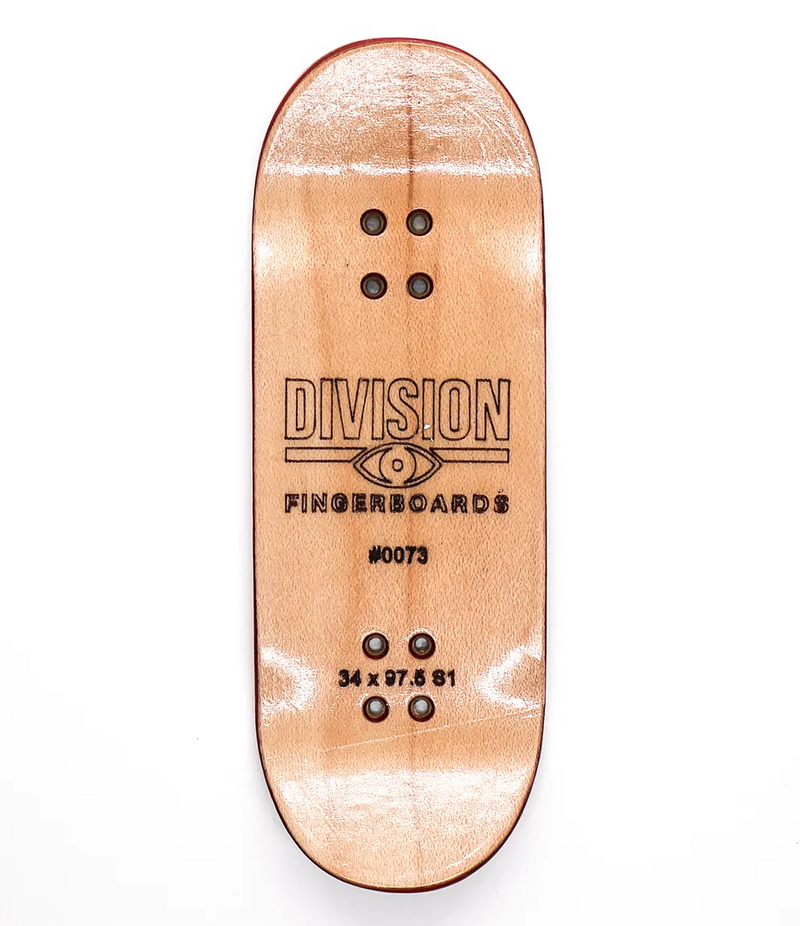 Division Gold Dread Fingerboard Deck 34mm