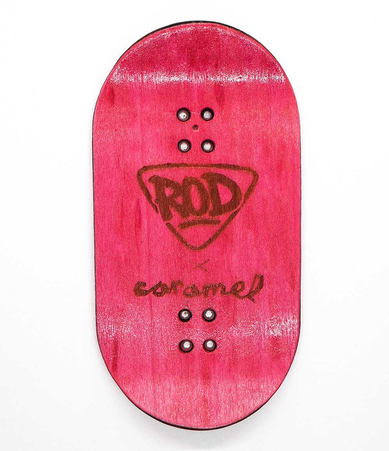FingerRod x Caramel Ritual Fingerboard Deck 50mm