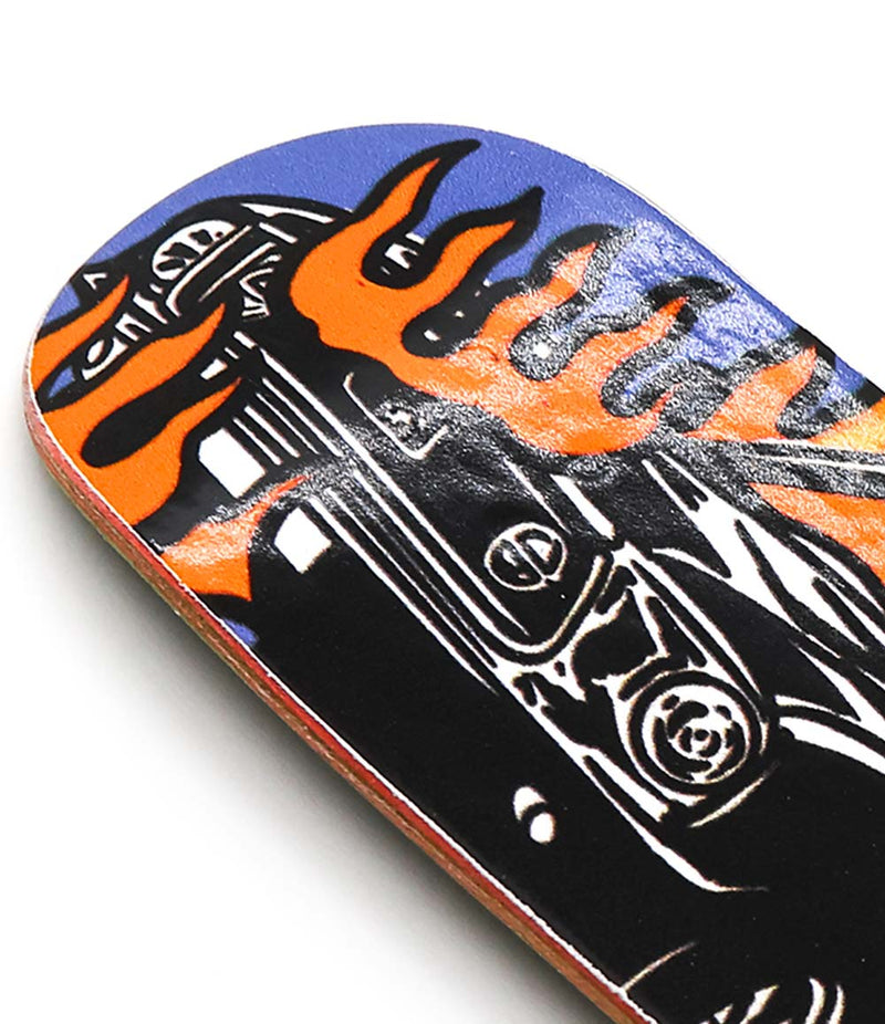 FingerRod x Caramel Fire Fingerboard Deck 33mm