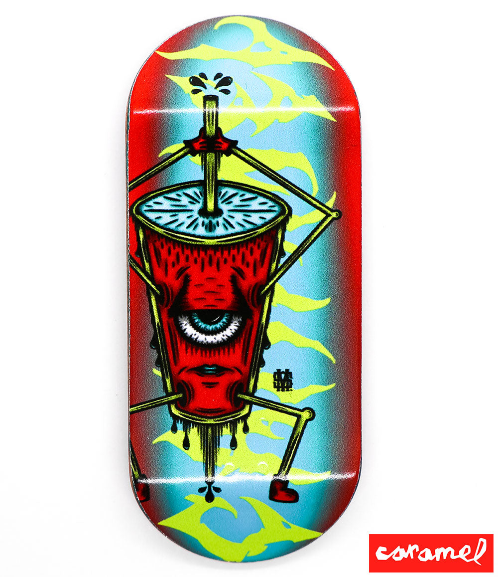 Caramel Psycho Soda Fingerboard Deck 40mm