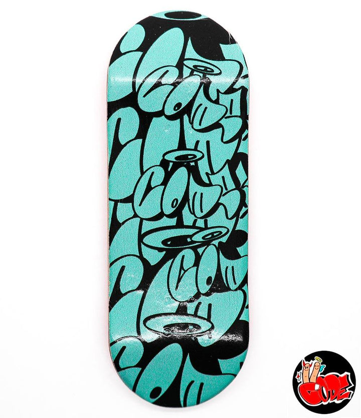 Code Bubble Fingerboard Deck 33.6mm - Caramel Fingerboards - Fingerboard store