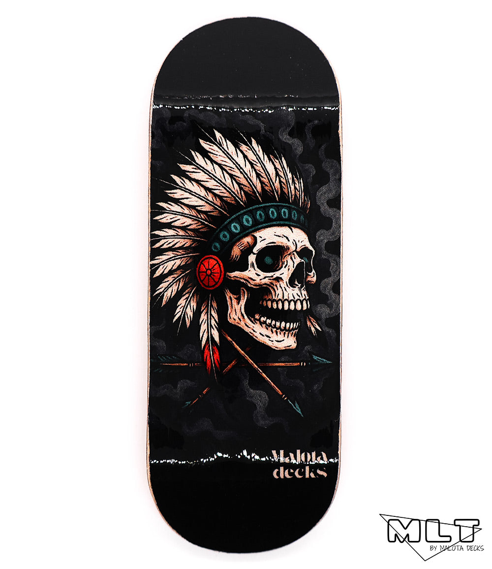 Malota Warrior Skull Fingerboard Deck 34mm