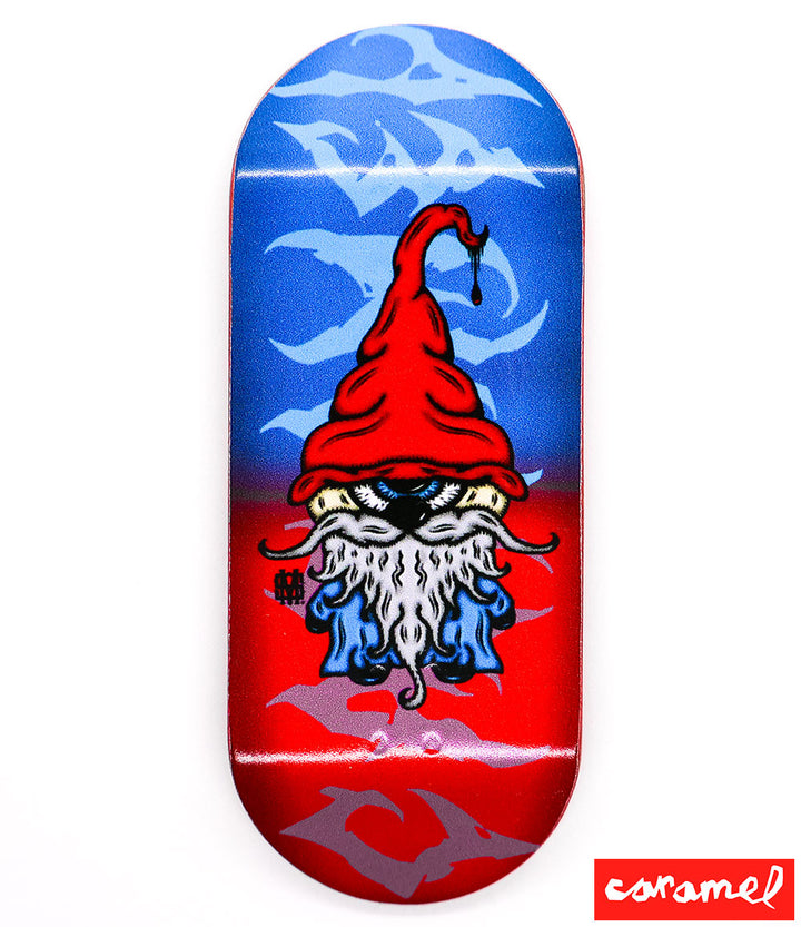 Caramel Red Wizard Fingerboard Deck 38mm