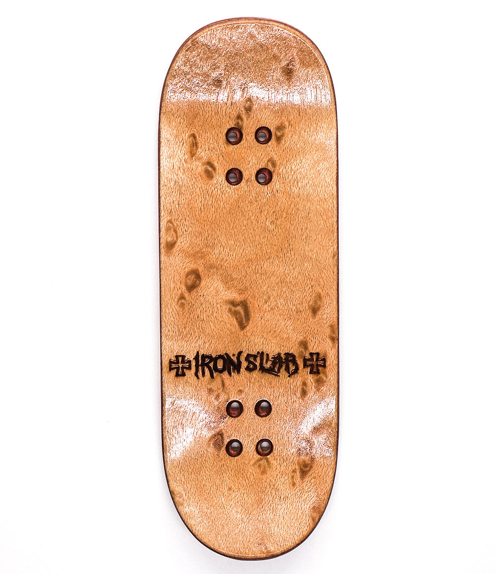 Iron Slab Engraved Fingerboard Deck 32mm