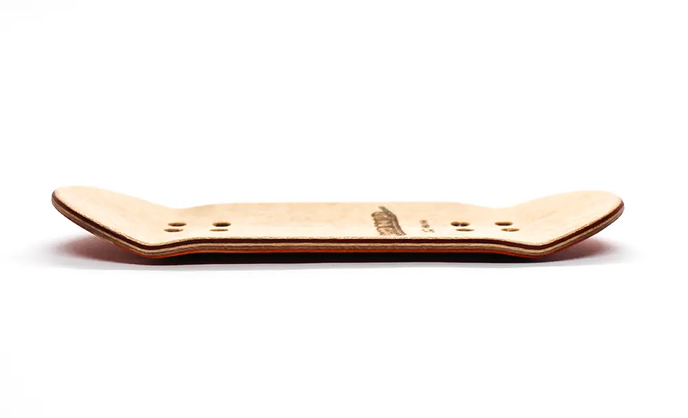 Broswood Red Split Ply Fingerboard Deck 32mm