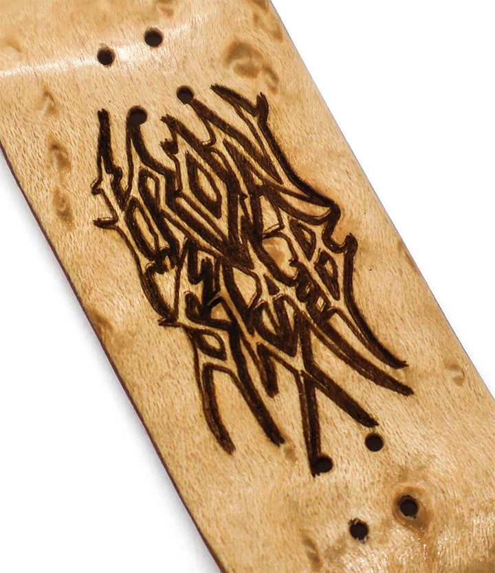 Iron Slab Engraved Fingerboard Deck 32mm