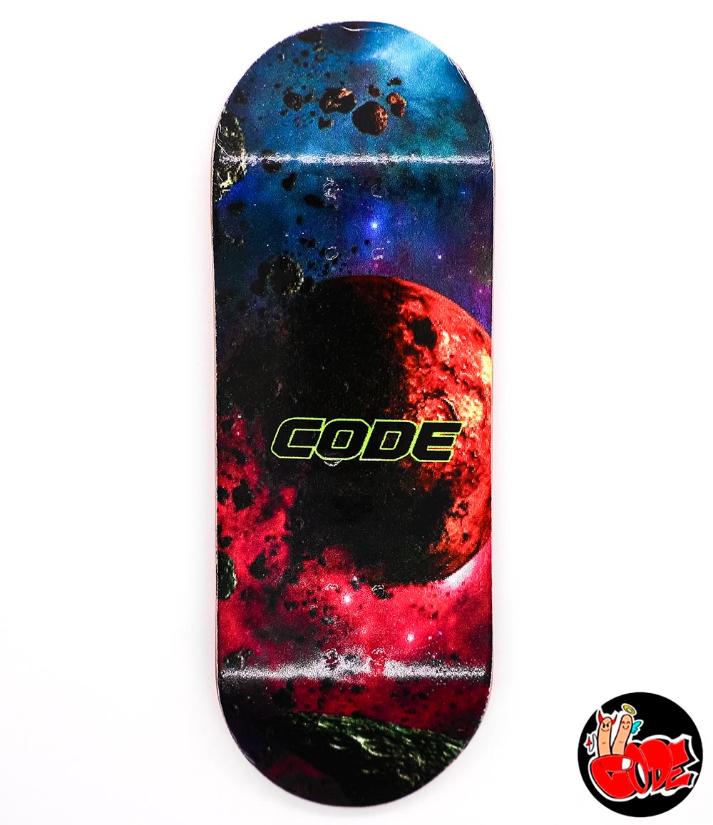 Code Red Moon Fingerboard Deck 33.6mm - Caramel Fingerboards - Fingerboard store