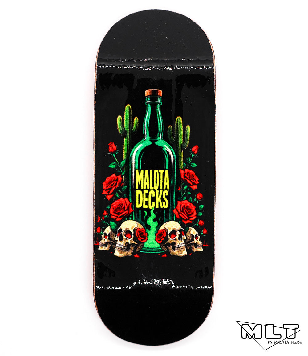 Malota Poison Roses Fingerboard Deck 34mm