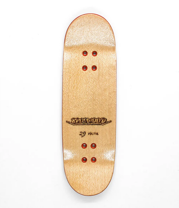 Broswood Green-Yellow Split Ply Fingerboard Deck 29mm