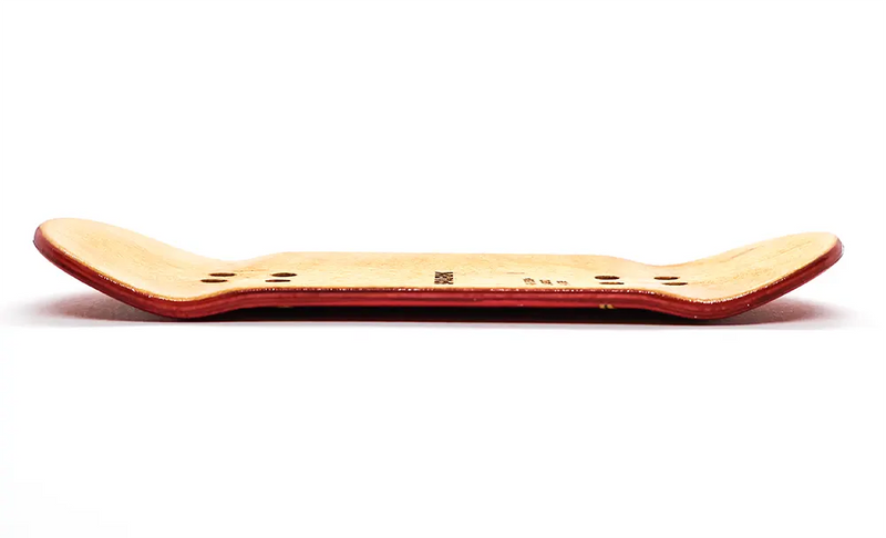 Spark Oni Flame Red Metal Foil Fingerboard Deck