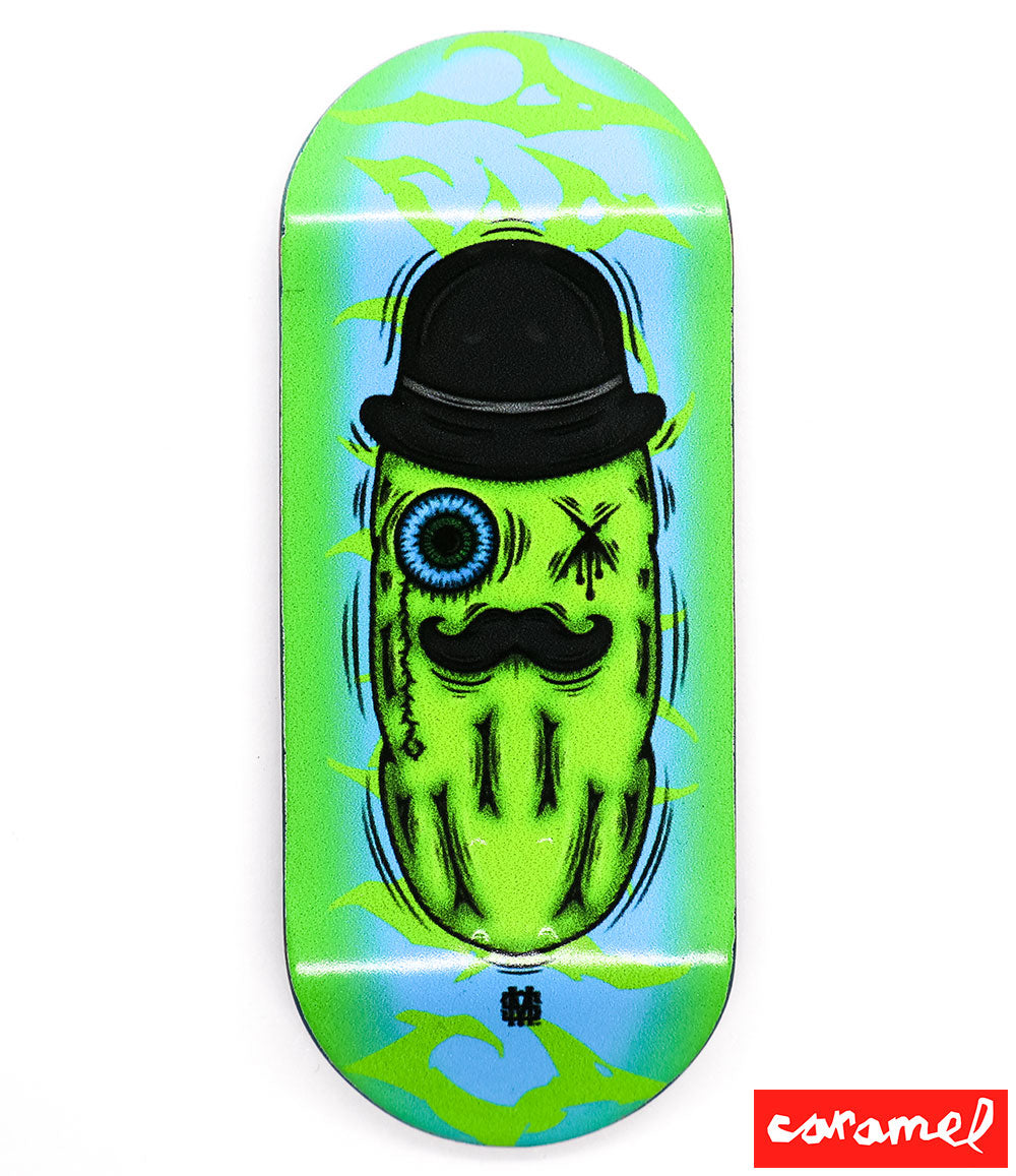Caramel Fancy Pickle Fingerboard Deck 38mm