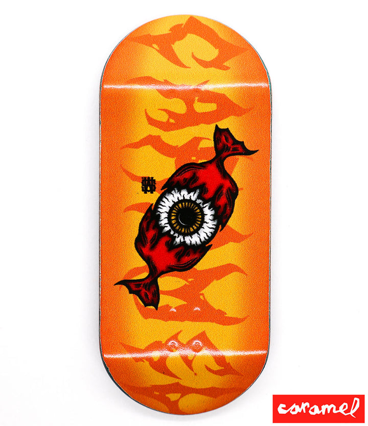 Caramel Candy Eye Fingerboard Deck 40mm