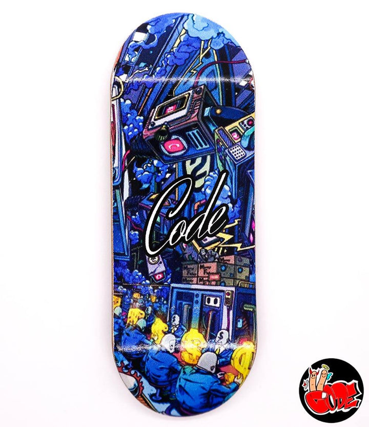 Code Digital City Fingerboard Deck 34mm - Caramel Fingerboards - Fingerboard store