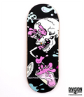 Division White Skull Fingerboard Deck 34mm
