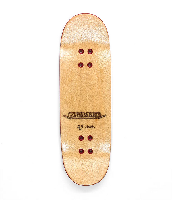 Broswood Fuchsia Split Ply Fingerboard Deck 29mm