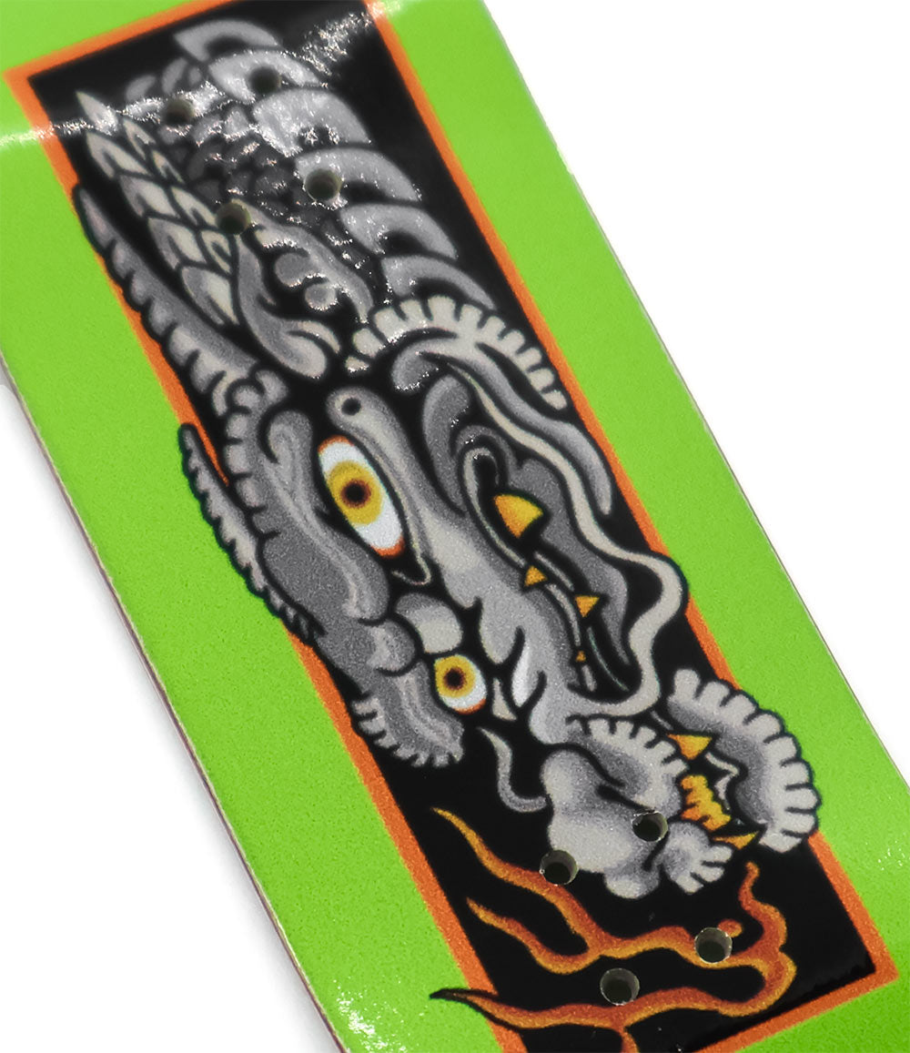Iron Slab Green Dragon Spirit Fingerboard Deck