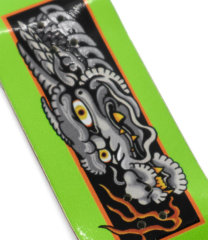 Iron Slab Green Dragon Spirit Fingerboard Deck