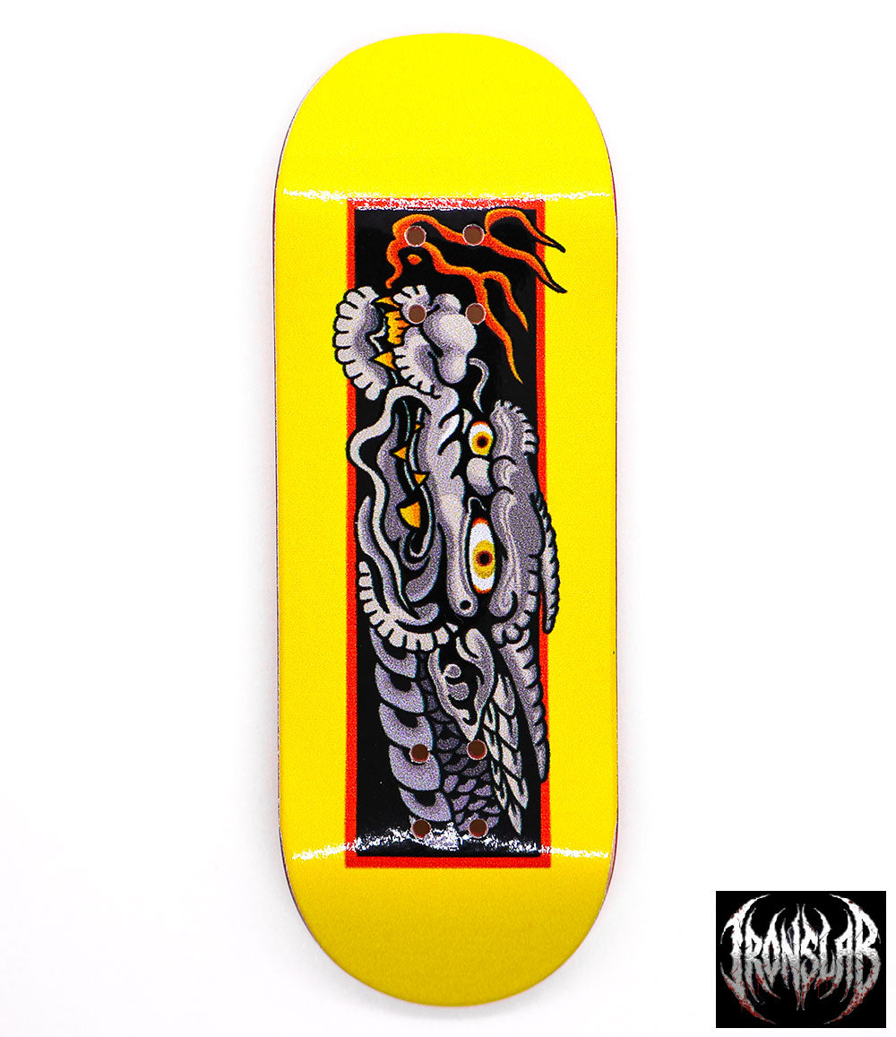 Iron Slab Yellow Dragon Spirit Fingerboard Deck 33mm